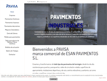 Tablet Screenshot of pavisa.net